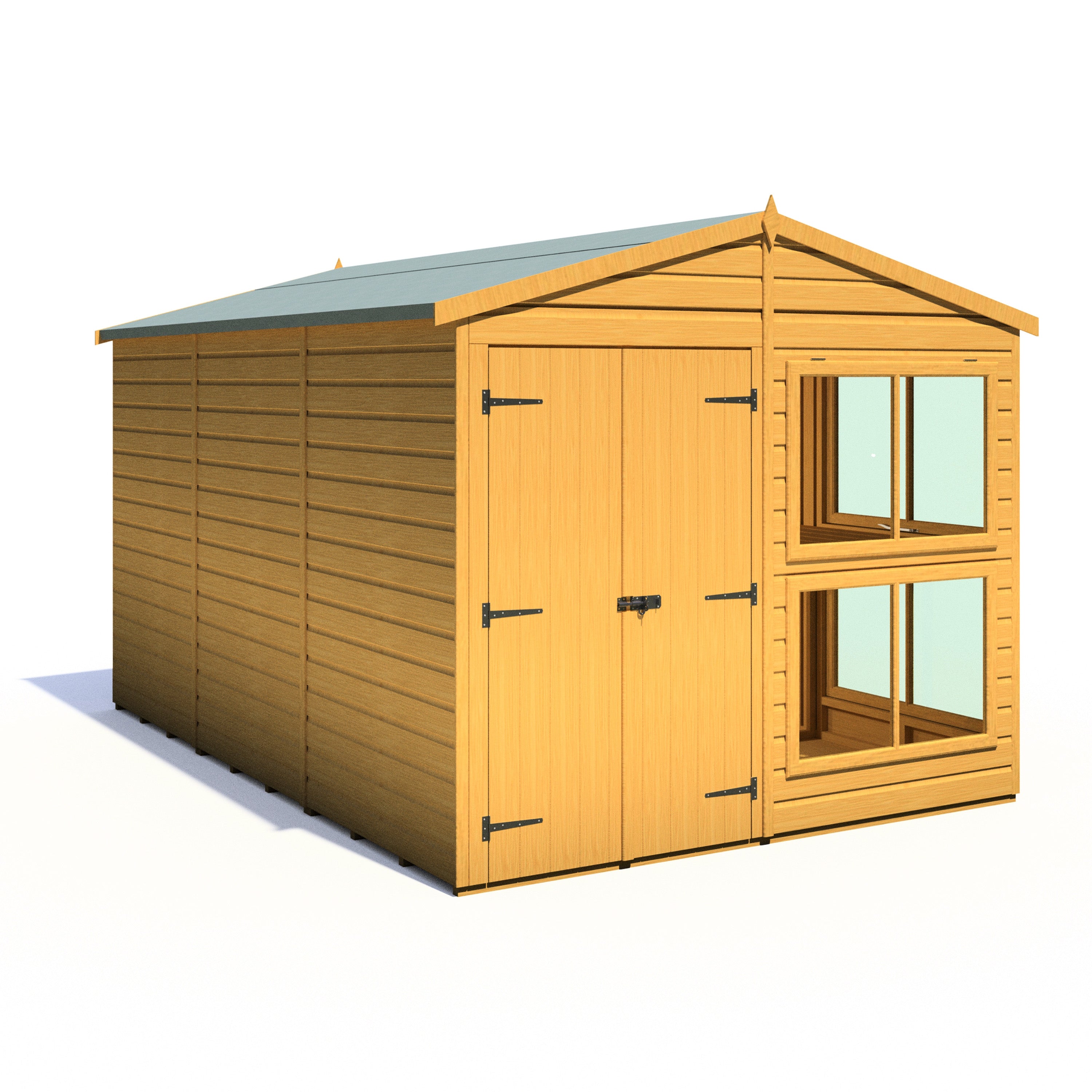8x12 Sunhut Potting Shed with double doors - Best Shed