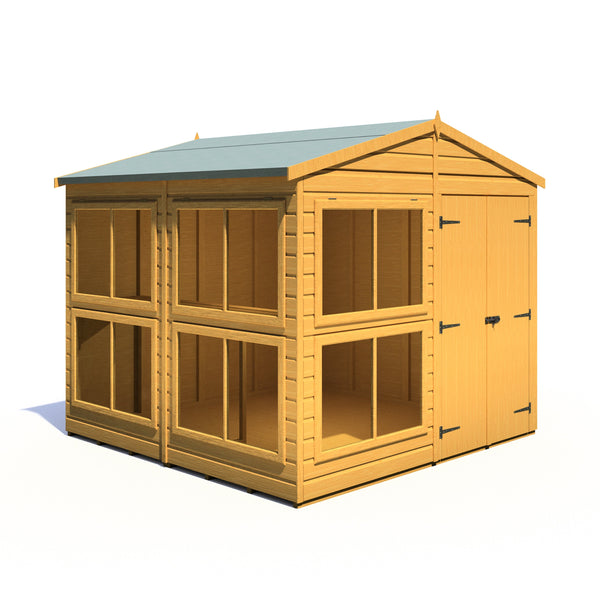 8x8 Sunhut Potting Shed with double doors - Best Shed