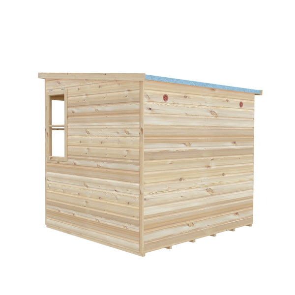 6x6 Sun Pent Potting Shed Style A 6x6 Single Door 12mm Shiplap