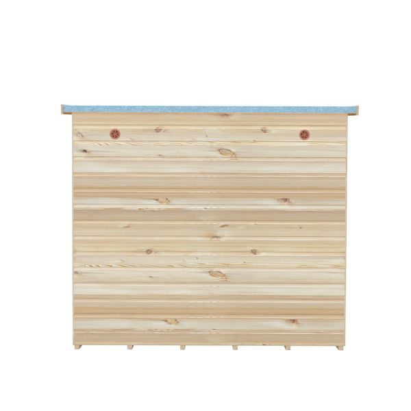 6x6 Sun Pent Potting Shed Style A 6x6 Single Door 12mm Shiplap
