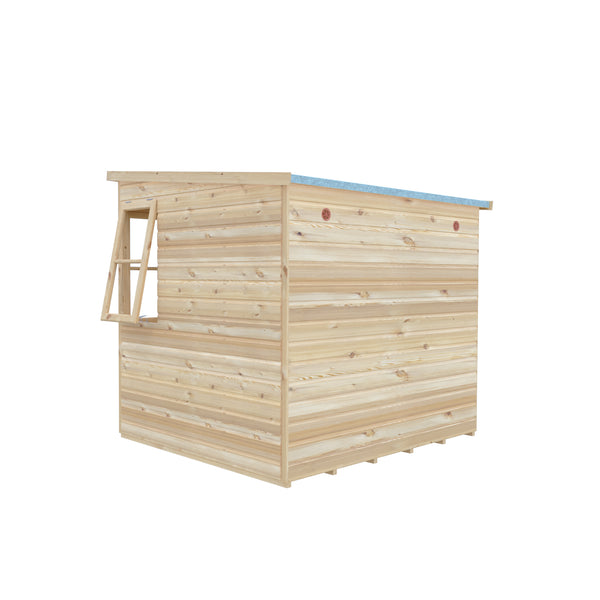 6x6 Sun Pent Potting Shed Style A 6x6 Single Door 12mm Shiplap