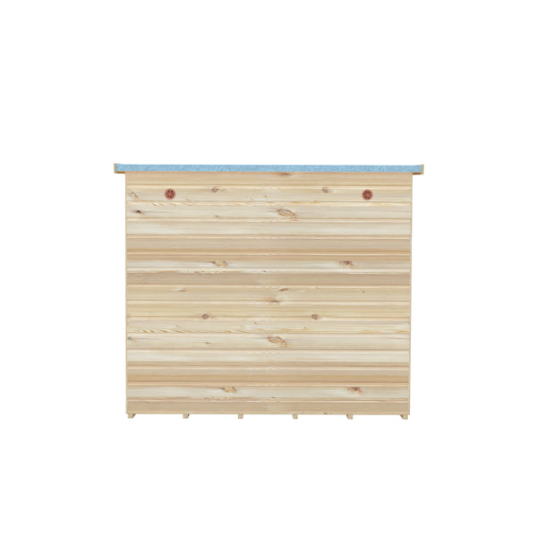 6x6 Sun Pent Potting Shed Style B Single Door 12mm Shiplap