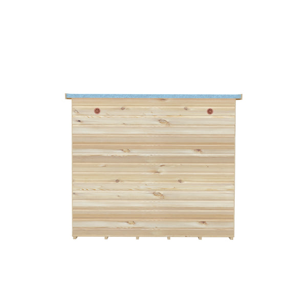 6x6 Sun Pent Potting Shed Style B Single Door 12mm Shiplap