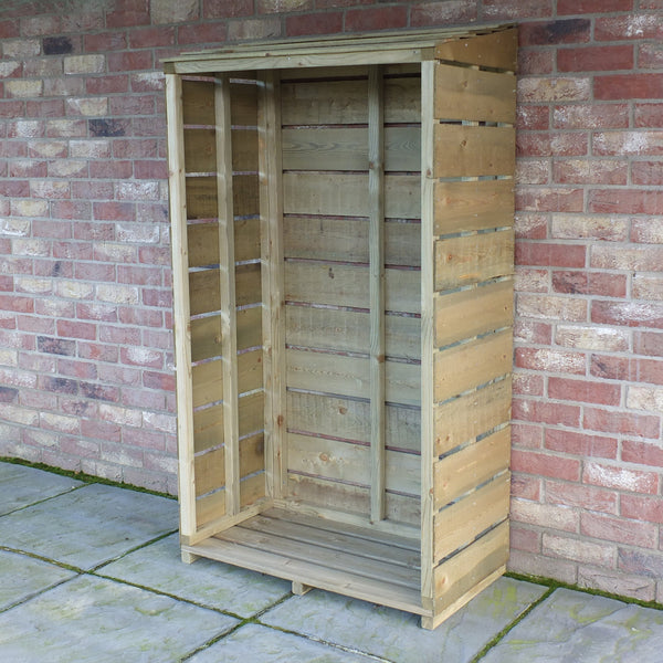 Shire Tall Wall Log Store Sawn Pressure Treated 880Wx440D - Best Shed