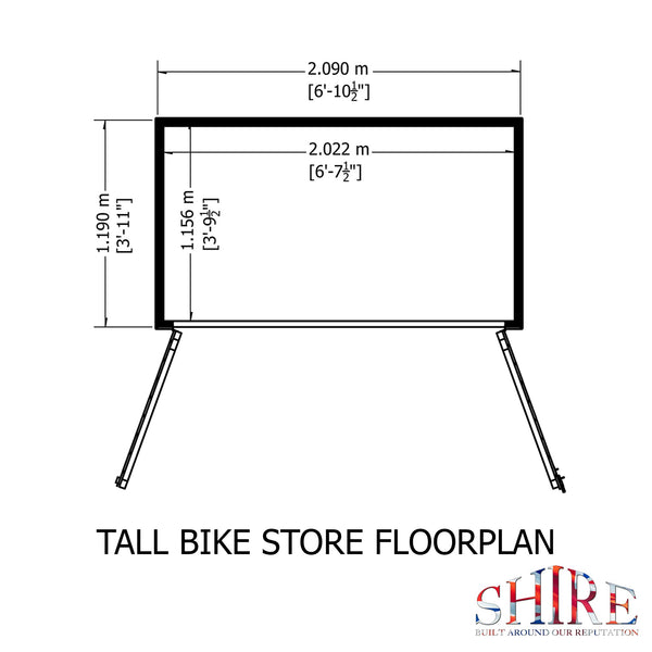 Shire Tall Bike Store - Best Shed