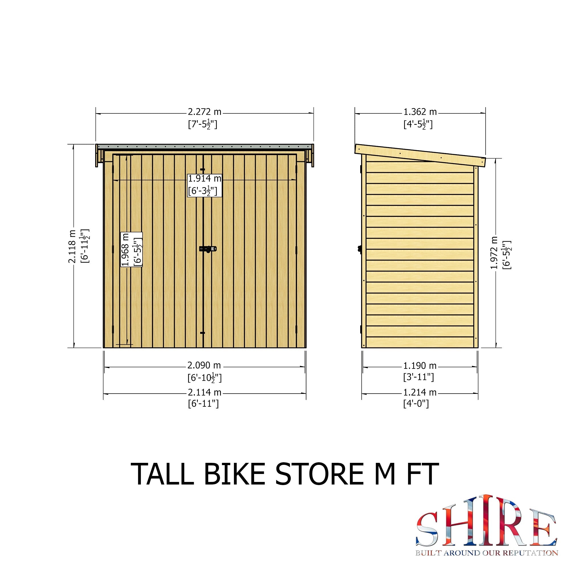 Shire Tall Bike Store - Best Shed
