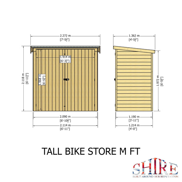 Shire Tall Bike Store - Best Shed