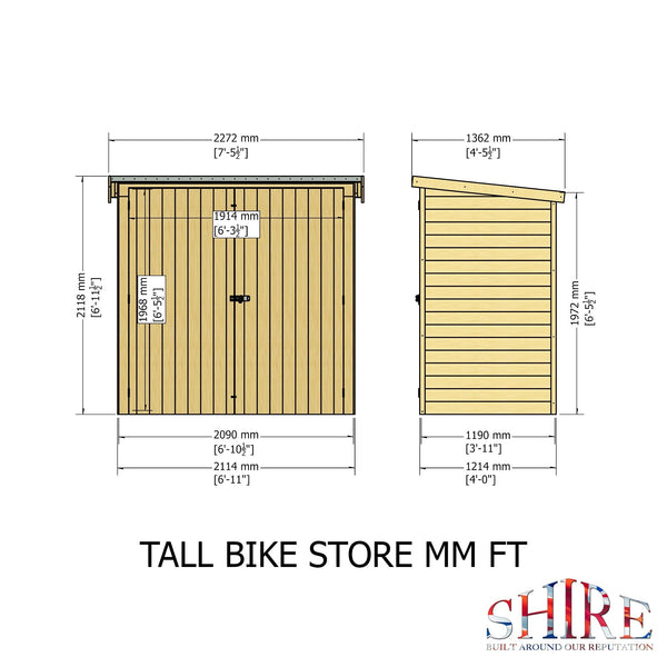 Shire Tall Bike Store - Best Shed