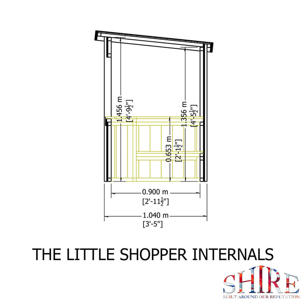 Shire 5x3 Little Shopper Children's Playhouse