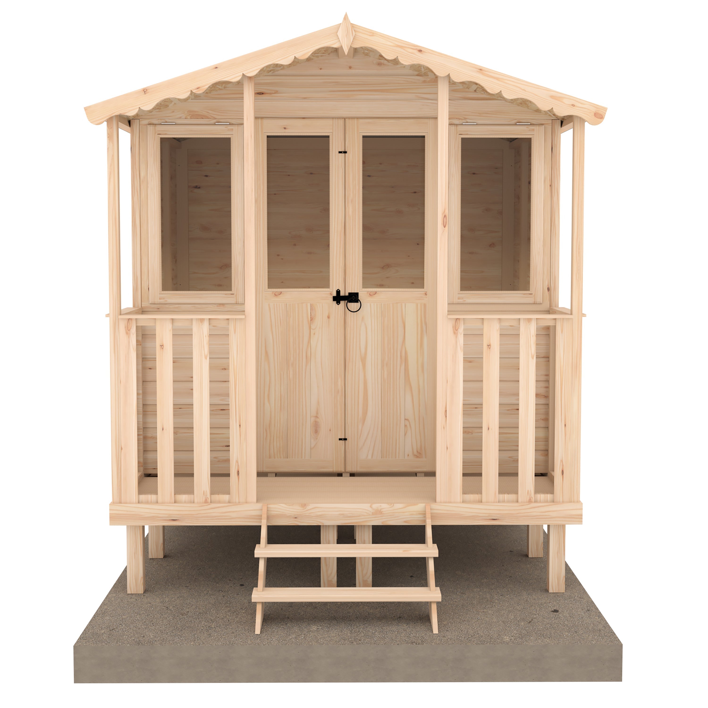 Shire Thornham Beachhut Summerhouse with verahdah - Best Shed