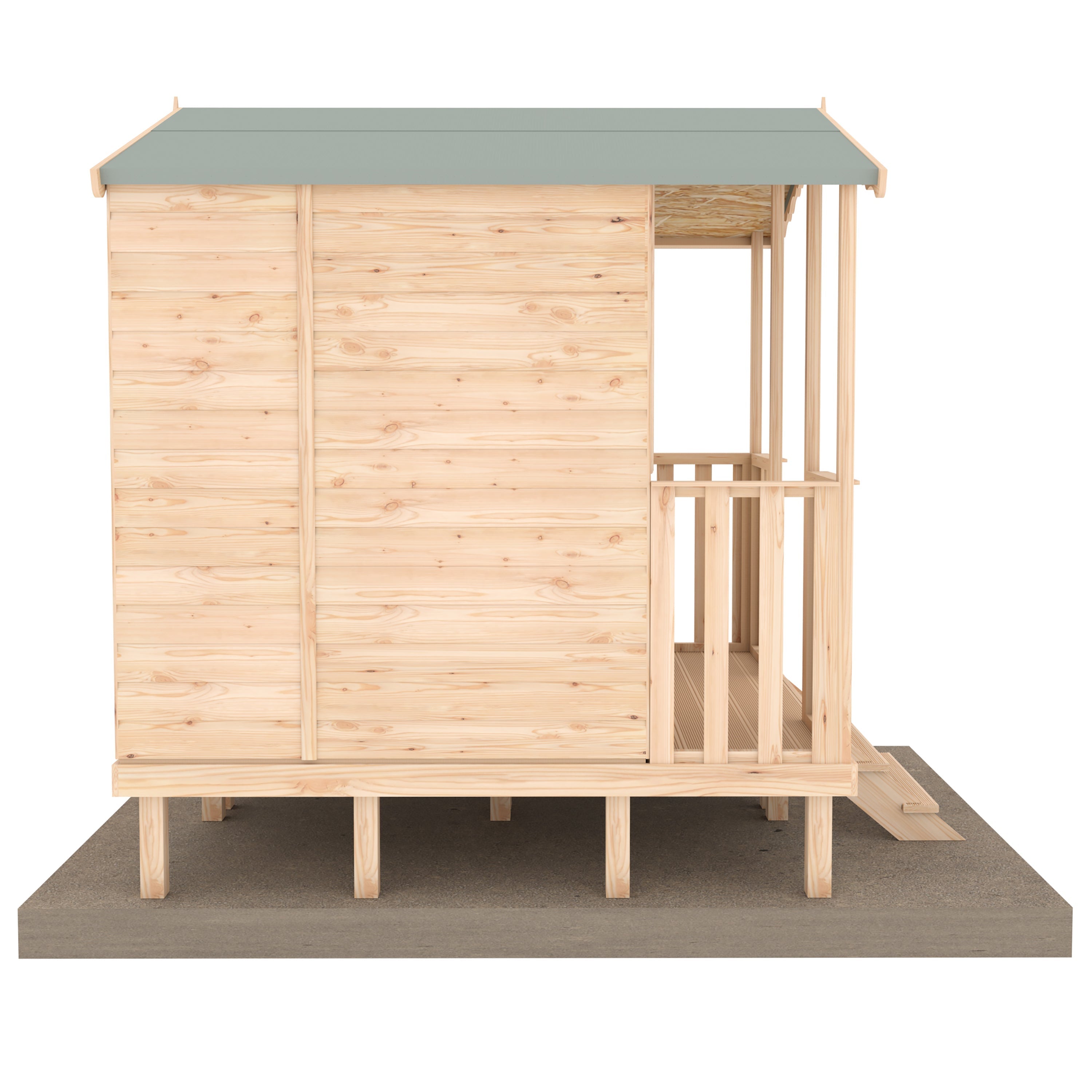 Shire Thornham Beachhut Summerhouse with verahdah - Best Shed