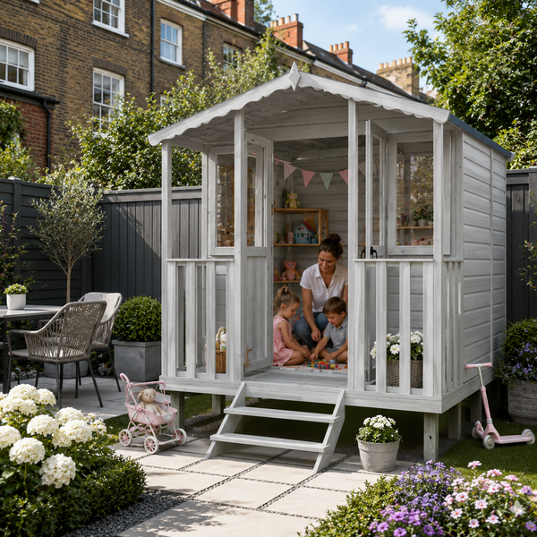 Shire Thornham Beachhut Summerhouse with verahdah