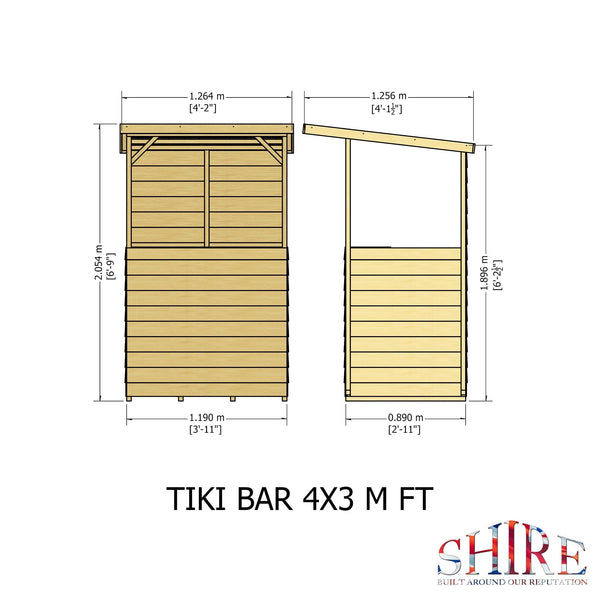 Shire Tiki Garden Bar - Best Shed