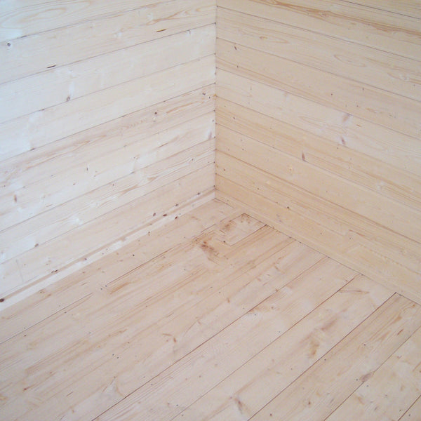 Shire Marlborough 10Gx10 Log Cabin 28mm interlock cladding - Best Shed