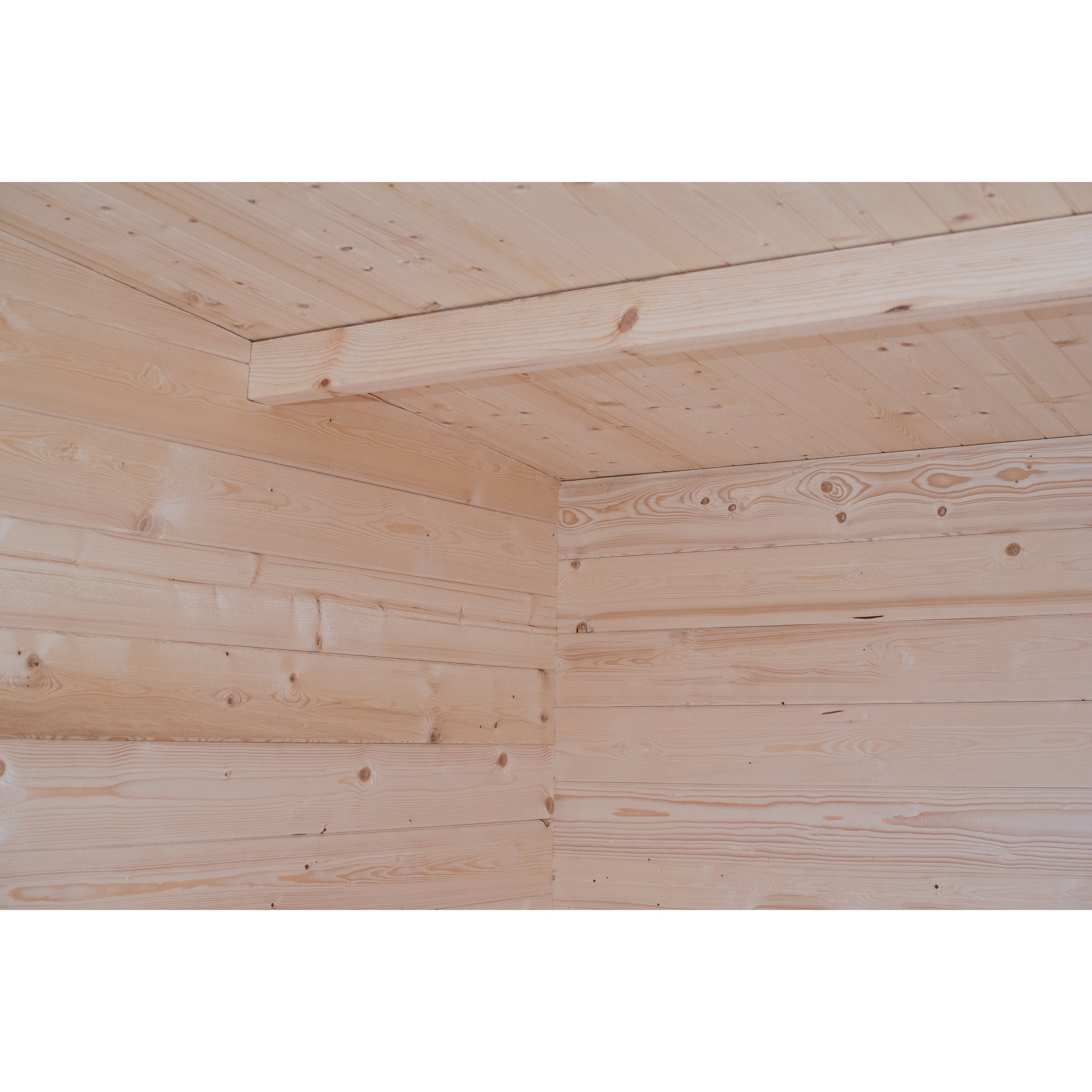 Shire Walsoken 8x12 Log Cabin 19mm interlock  Cladding - Best Shed