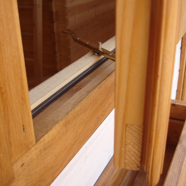 Shire Glenmore 12Gx10 Log Cabin 28mm interlock cladding - Best Shed