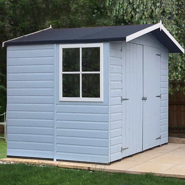 Shire Alderney 7x7 12mm interlock Clad wooden Shed