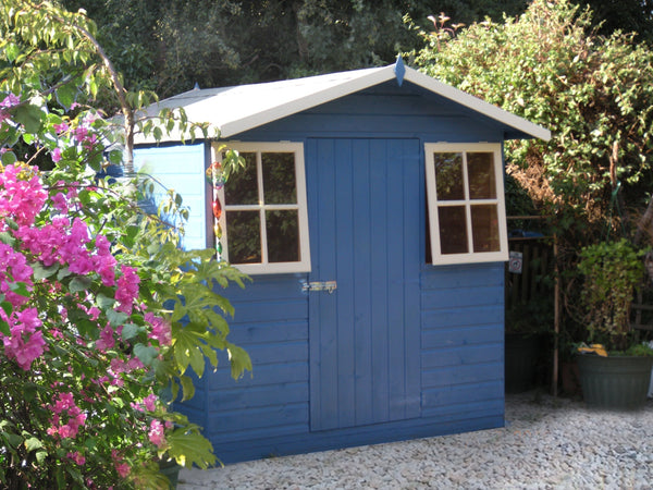 Shire Casita 7x7 12mm interlock Clad wooden Shed - Best Shed