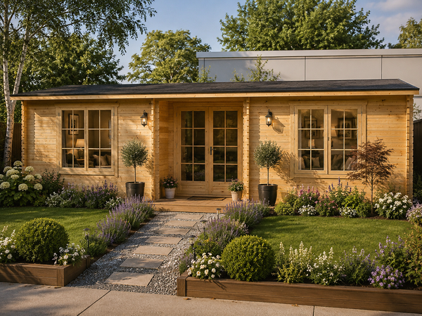 Shire Elveden 10x20 mulitroom log cabin 44mm Cladding
