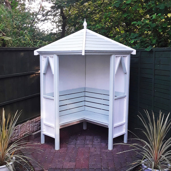 Shire Honeysuckle Corner Arbour 1.4x1.4m - Best Shed