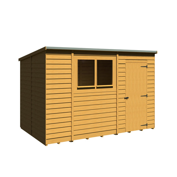 Shire Overlap Pent 10x6 Storage Shed - Best Shed