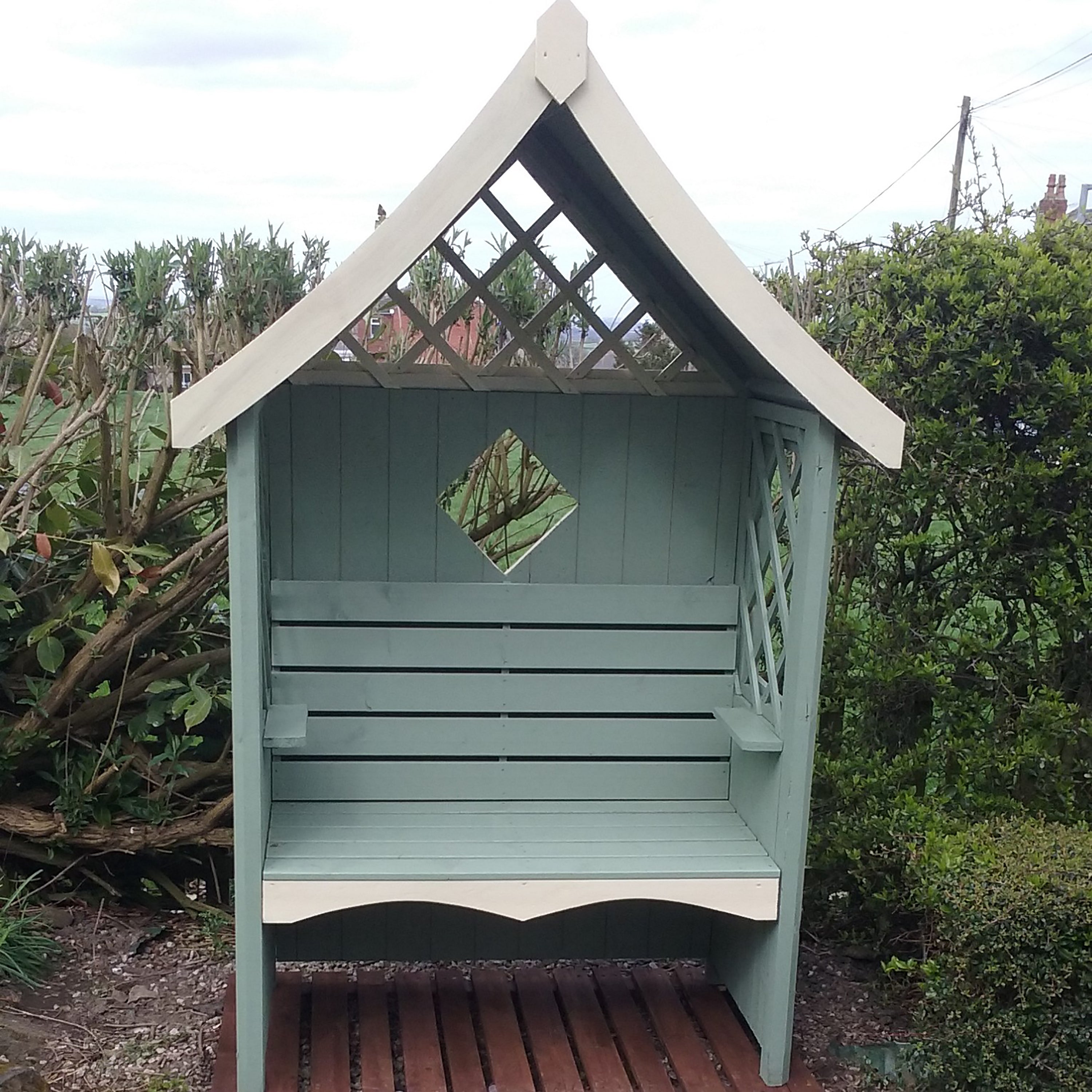 Shire Rose Arbour Seat 1.4x0.7m - Best Shed