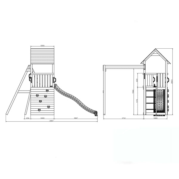 Shire Adventure Peaks Fortress  2 Children's Play Tower
