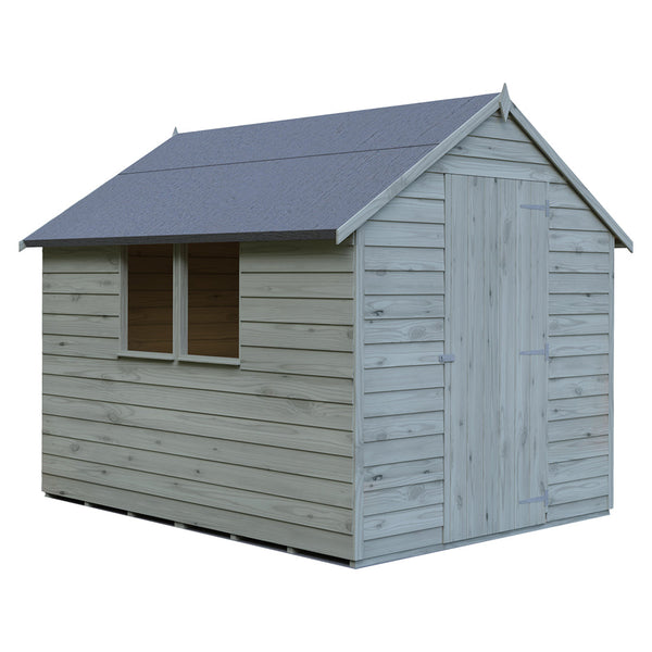 Shire Overlap 8x6 Value with Window Pressure Treated Storage Shed